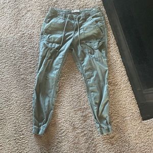 Hollister olive green pants